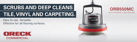 Oreck Commercial Orbiter ORB550MC, Gray/Red