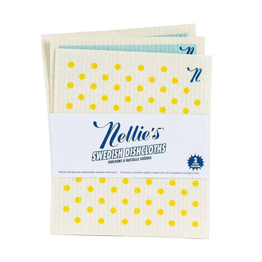 Swedish Dishcloths 3 Pack Anti-Bacterial Cleaning Cloths