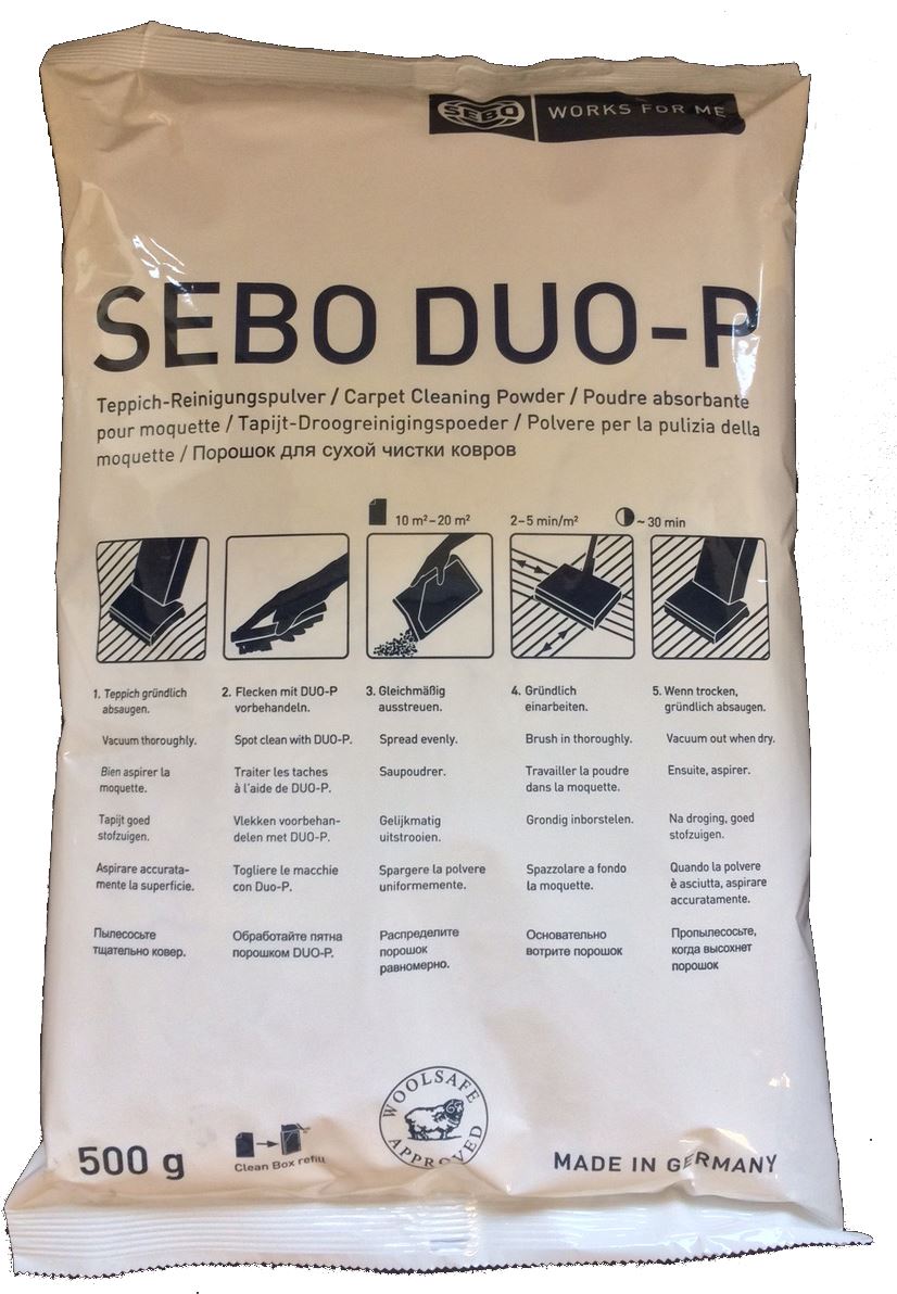 DUO-P Cleaning Powder, Refill Box (five 1.1 lb bags)