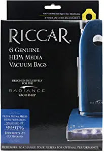 R40 Premium Charcoal-Lined HEPA Media Bags (6-Pack)