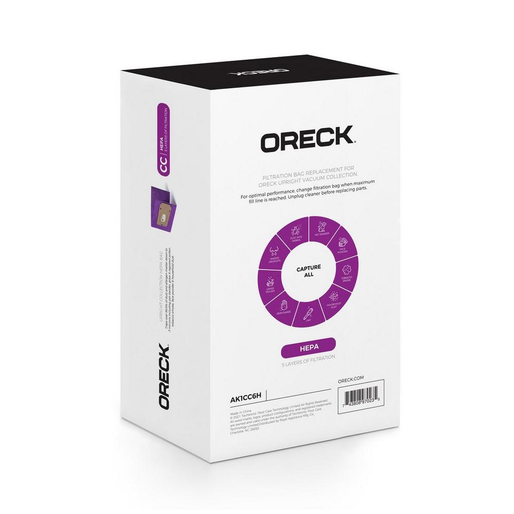 CC SUPERIOR Filtration Vacuum Bags