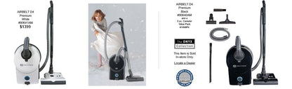 SEBO D4 White Premium with ET1 Powerbrush