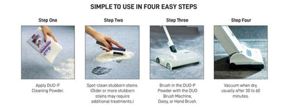 DUO-P Cleaning Powder, Refill Box (five 1.1 lb bags)