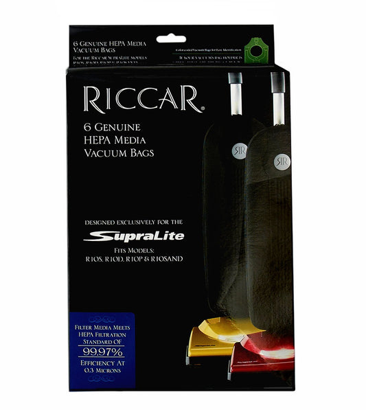 R10 SupraLite Charcoal-lined HEPA Bags (6-Pack)