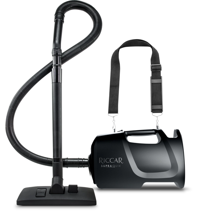 SupraQuik Portable Canister Vacuum With Shoulder Strap