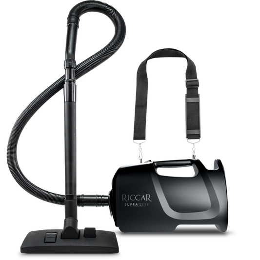 SupraQuik Portable Canister Vacuum With Shoulder Strap